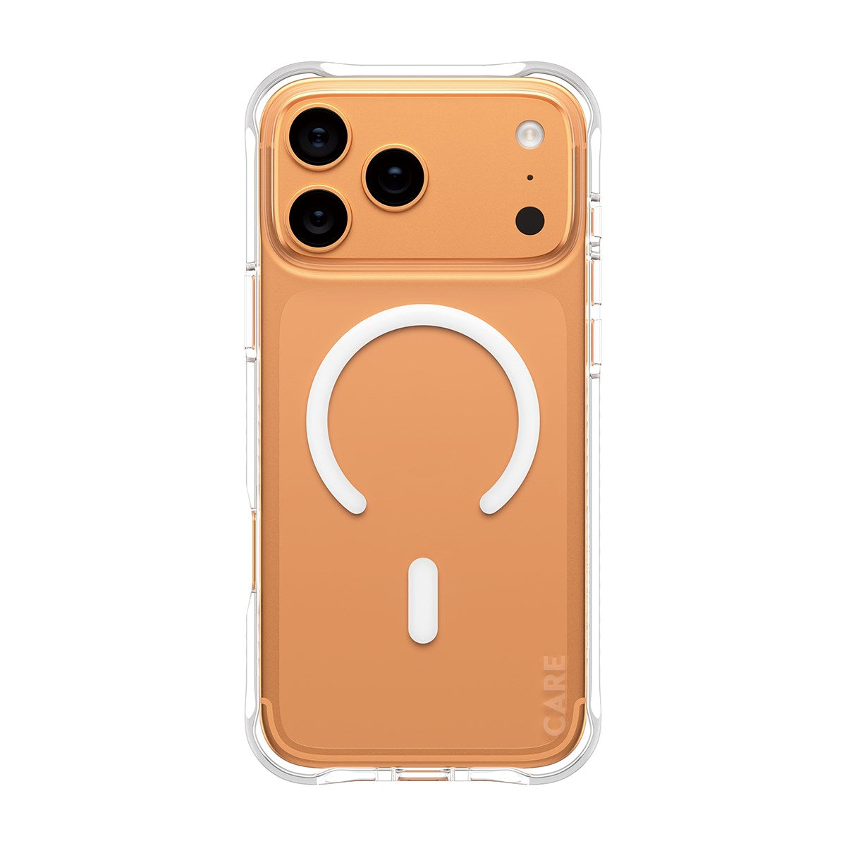 CARE by PanzerGlass® Fashionable Case Samba Transparent m. Hvid MagSafe iPhone 17 Pro Max